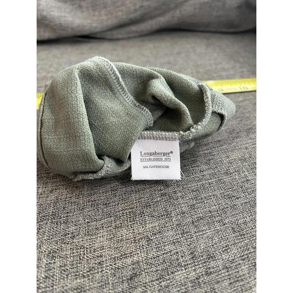 Longaberger Small Gatehouse Basket Liner Sage Green - Picture 3 of 5